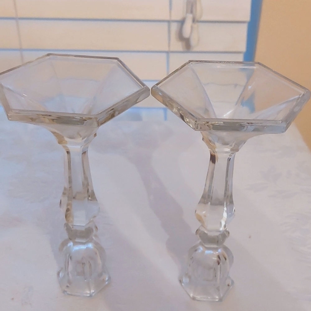 Crystal candle holders - Picture 3 of 3